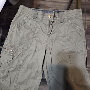 Natural Reflections Army Green Cargo Pants